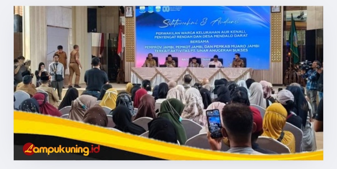 Gubernur Jambi Al Haris Dengarkan Aspirasi Warga Aur Kenali Terkait Aktivitas PT SAS