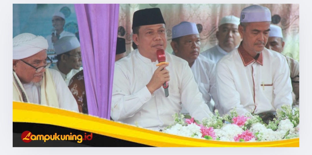 Wakil Bupati Katamso Hadiri Haul Akbar Sulthonul Aulia Syekh Abdul Qadir Al-Jailani di Desa Dataran Pinang
