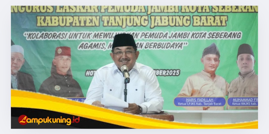 Lantik LPJKS Cabang Tanjab Barat, Bupati: Kemajuan Tanjung Jabung Barat Harus Dibangun Bersama.