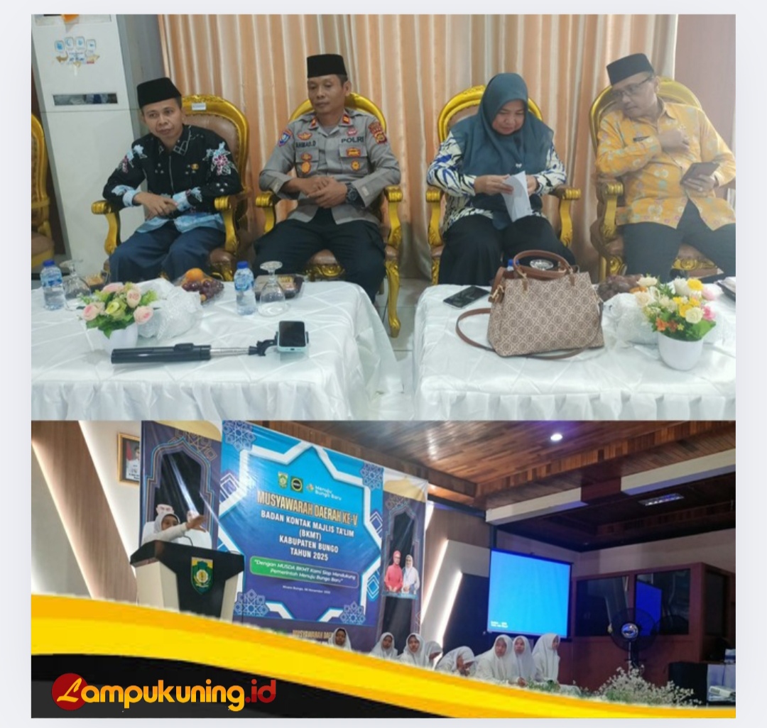 Kasat Binmas Polres Bungo Hadiri Musda Ke-V BKMT Kabupaten Bungo Tahun 2025