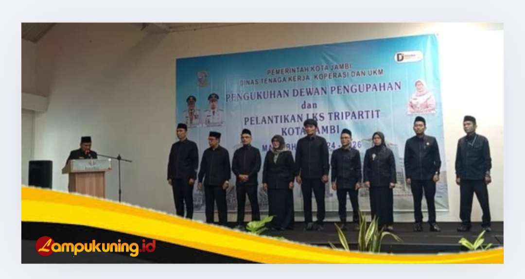 Walikota Jambi Kukuhkan Dewan Pengupahan dan LKS Tripartit, Dorong Keseimbangan untuk Tarik Investasi dan Turunkan Pengangguran