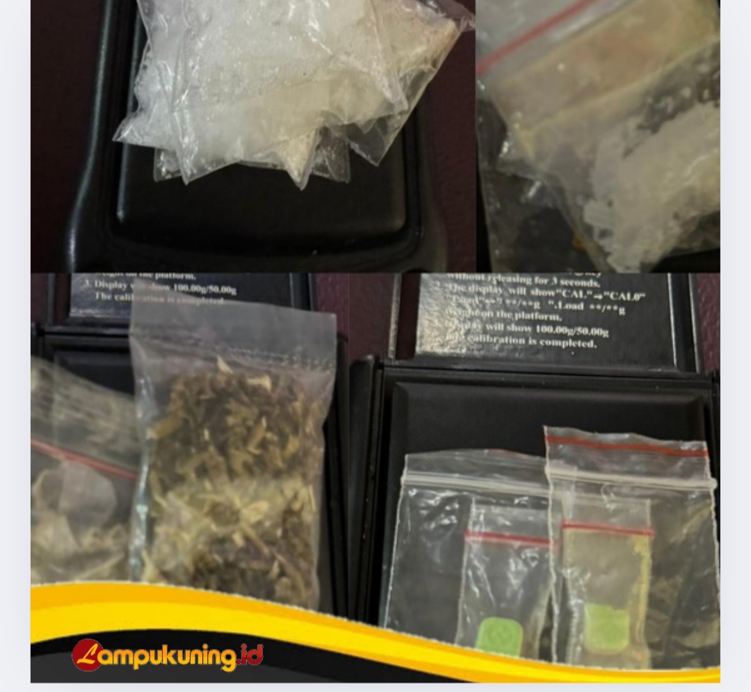 Polres Bungo Amankan Tiga Pelaku dan Sita Puluhan Gram Sabu, Ganja, dan Ekstasi