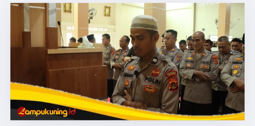 Polres Bungo Gelar Salat Gaib untuk Korban Bencana di Aceh, Sumut, dan Sumbar