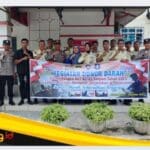 (Gambar: Sat Binmas Polres Bungo Foto Bersama Satpam dari instansi dan perusahaan.-foto:hpb)