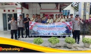 (Gambar: Sat Binmas Polres Bungo Foto Bersama Satpam dari instansi dan perusahaan.-foto:hpb)