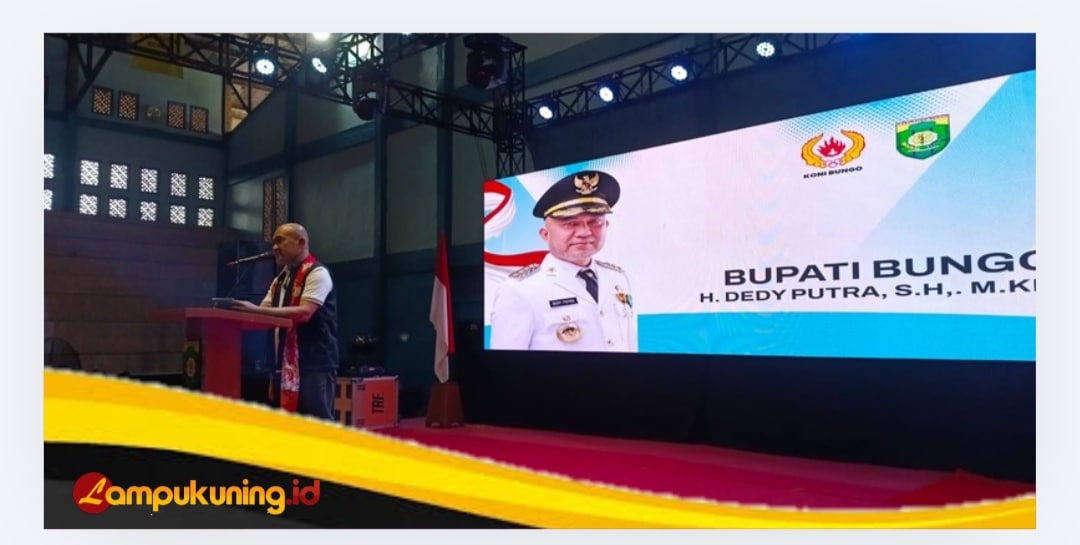 Bupati H.Dedy Putra Menghadiri Pelantikan Pengurus KONI Kabupaten Bungo Periode 2025-2029