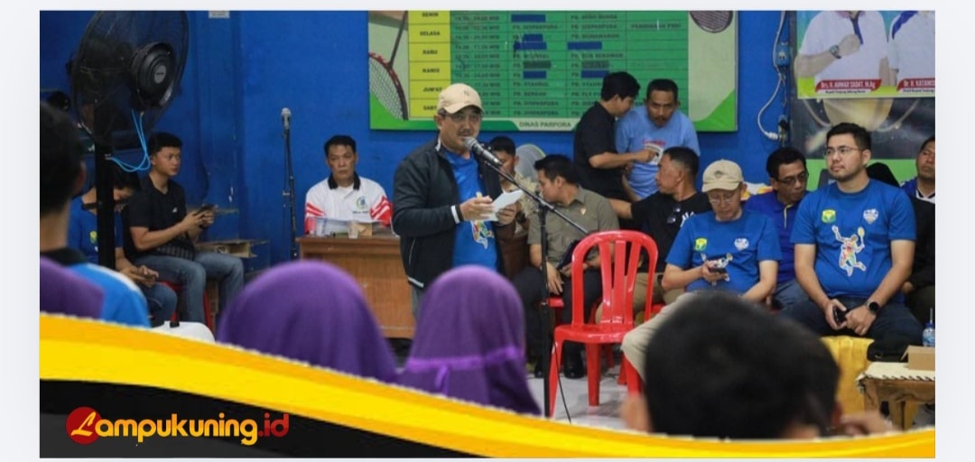 Bupati Dorong Pembinaan Atlet Muda Melalui Turnamen Bulutangkis Berkah Madani Cup Tahun 2026
