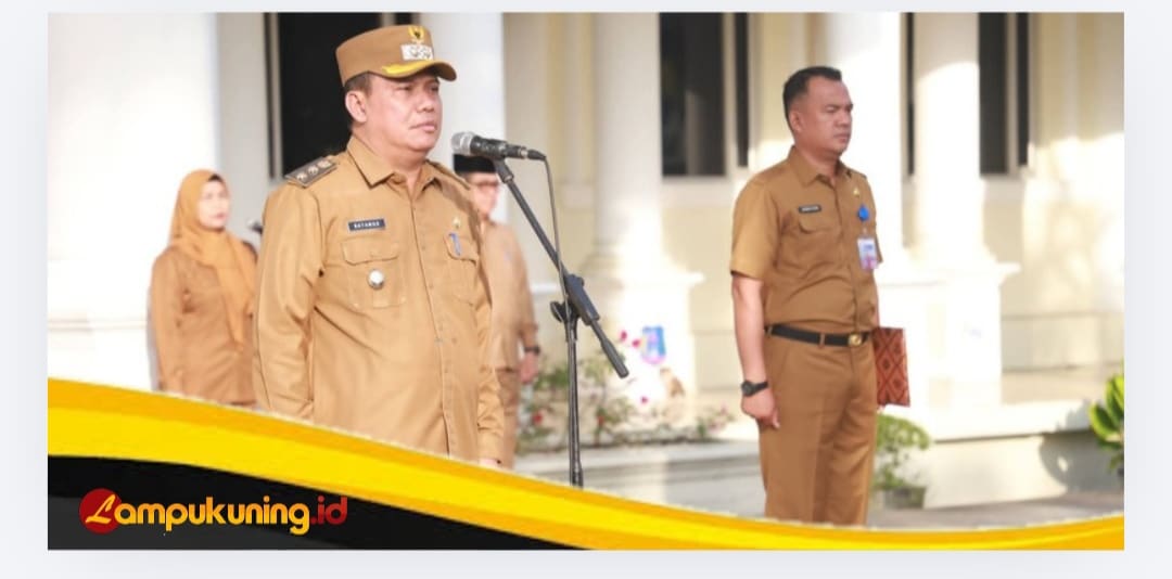 Wabup Katamso Pimpin Apel Rutin Pagi di Sekretariat Daerah