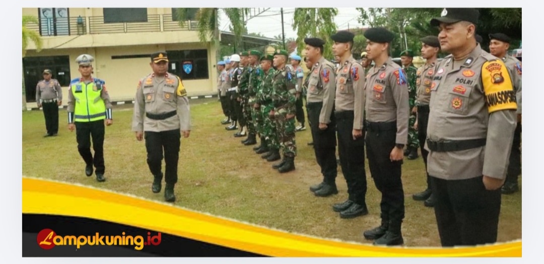 Wakapolres Bungo Kompol Riedho Pimpin Apel Gelar Pasukan Operasi Keselamatan Tahun 2026