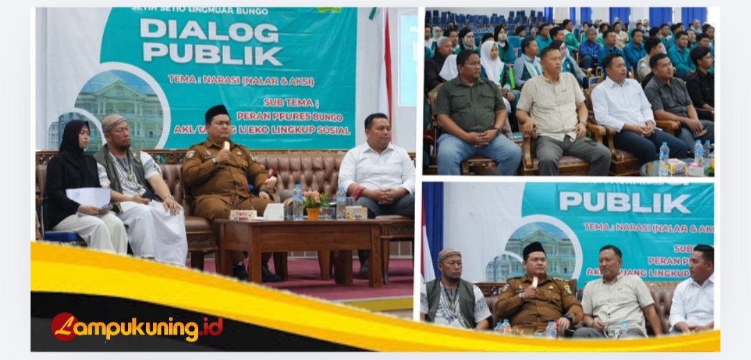 Dialog Publik, Kapolres Bungo: Pemuda Penggerak Utama Transformasi Sosial Menuju Masyarakat yang Adil, Inklusif dan Berkelanjutan