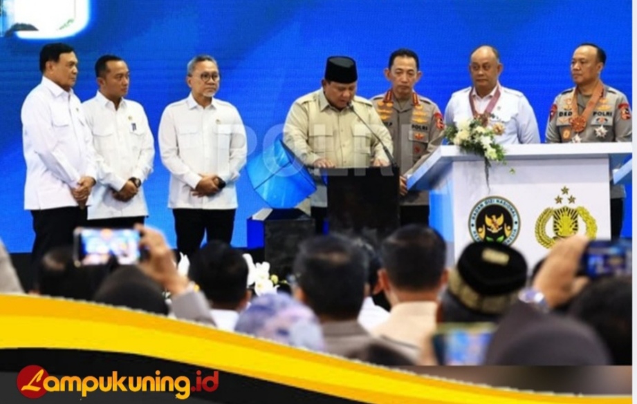 Presiden RI Prabowo Subianto Apresiasi Peresmian SPPG Polri Se-Indonesia