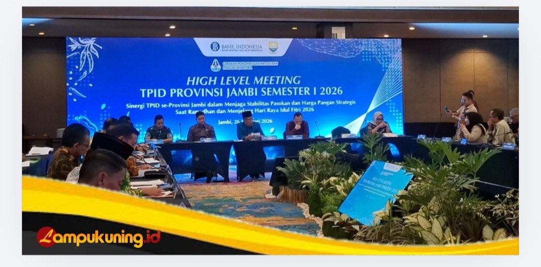 Wakil Gubernur Jambi, Abdullah Sani Buka High Level Meeting TPID 2026 Provinsi Jambi