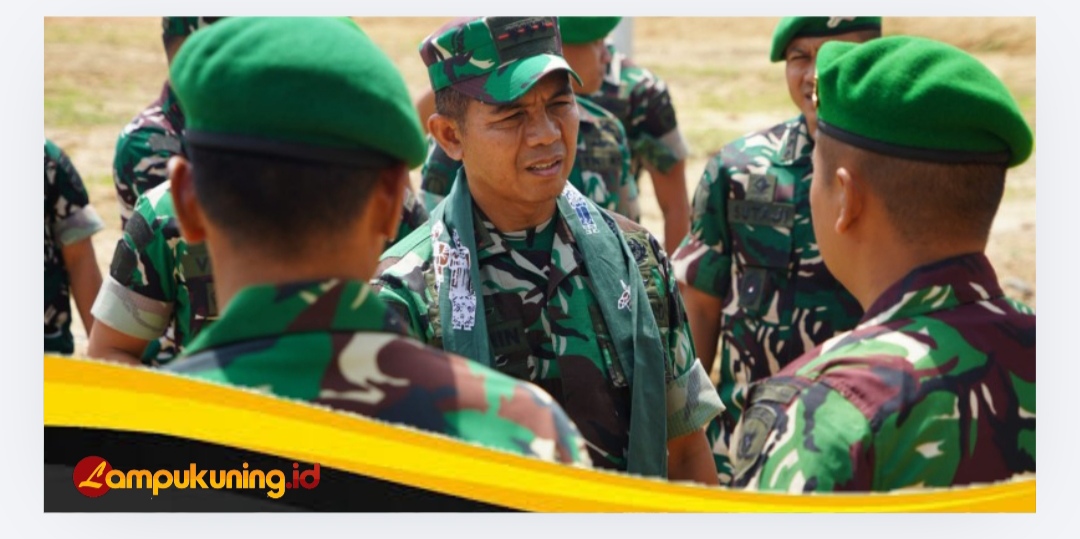 Danrem 042/Gapu Tinjau Yonif TP 844/Ksatria Batanghari dan Kompi Senapan B Yonif 142/Ksatria Jaya di Kabupaten Tebo