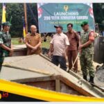 Danrem 042/Gapu Bersama Bupati Bungo Tinjau Progres pembangunan KDKMP dan Jembatan Gantung di Kabupaten Bungo