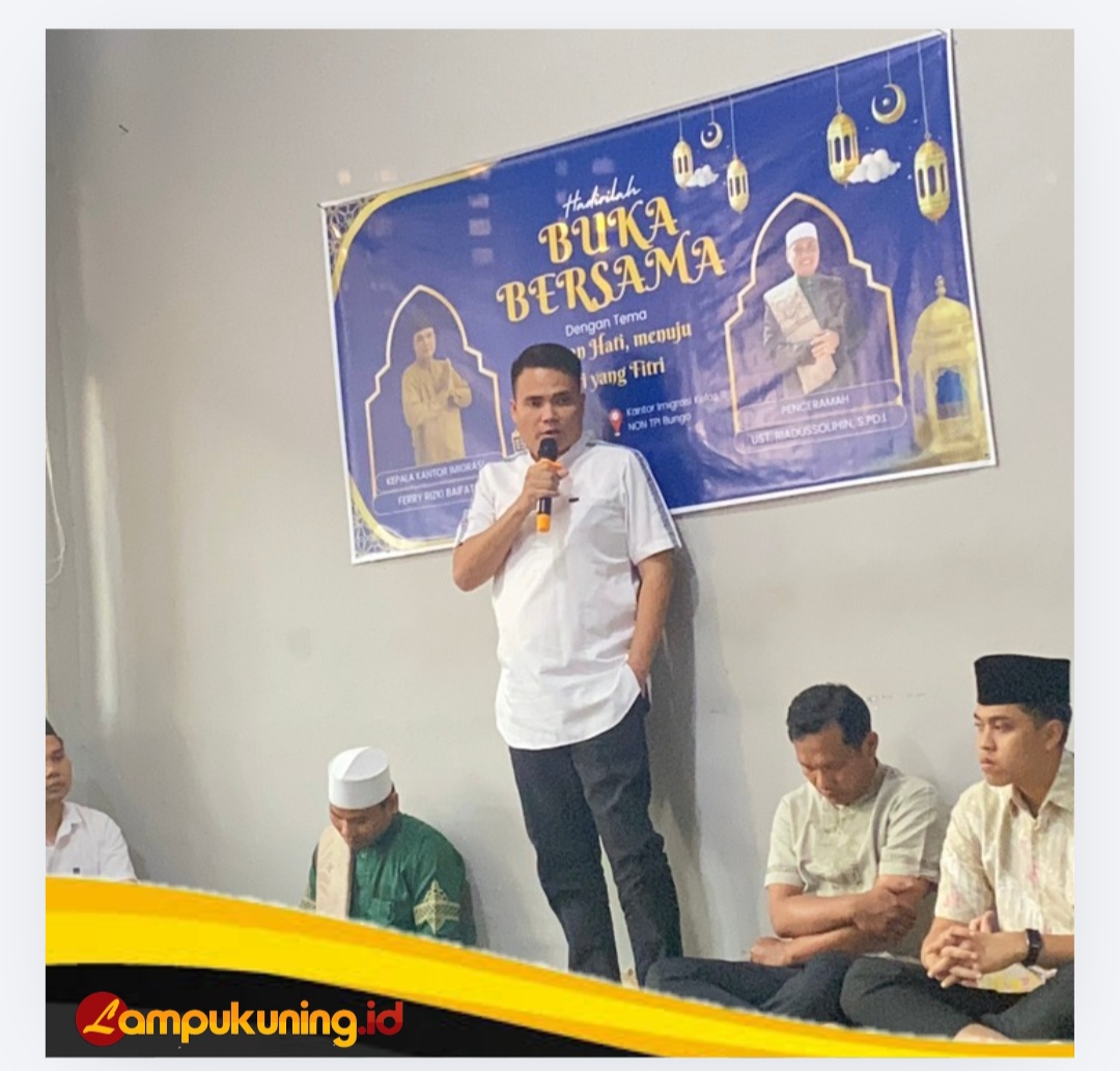 Pererat Silaturahmi di Bulan Ramadan, Imigrasi Kelas III Non TPI Bungo Gelar Buka Puasa Bersama