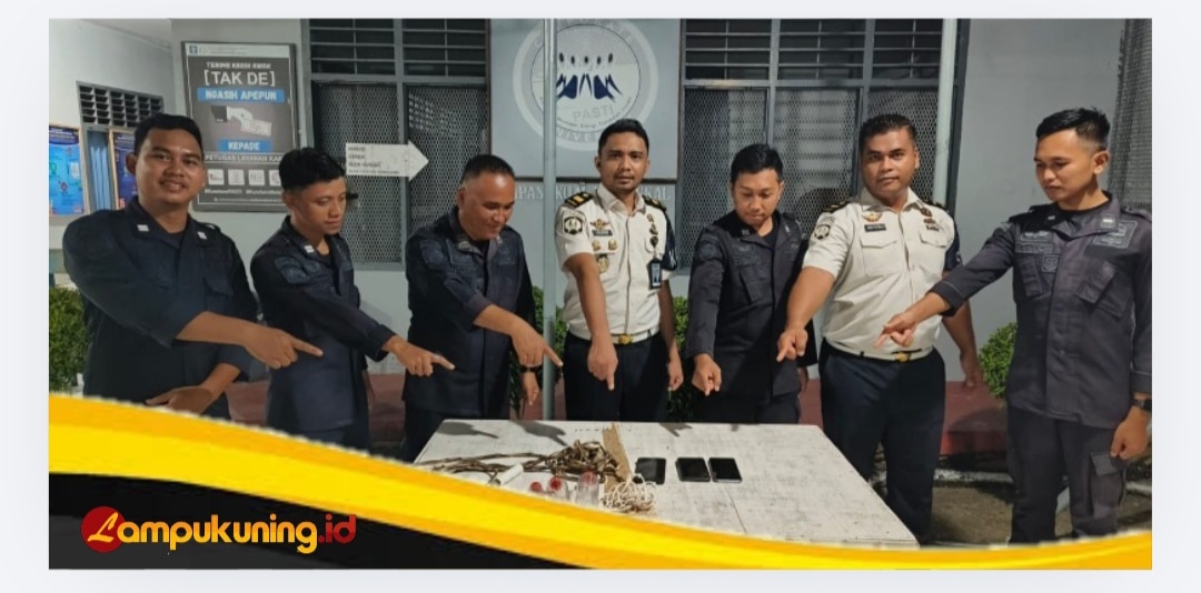 Razia Insidentil, Lapas Kuala Tungkal Perkuat Keamanan Jelang Hari Bakti Pemasyarakatan Ke-62