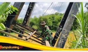 Bangkit dari Terjangan Banjir, Jembatan Rantau Duku Kembali Menghubungkan Asa