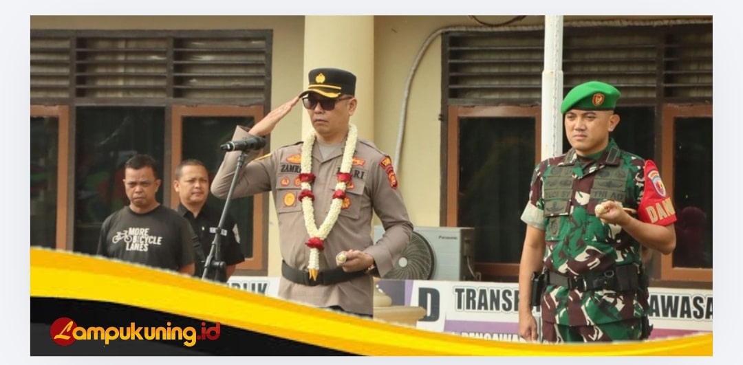 Polres Bungo Perkuat Sinergitas TNI–Polri, Apel Tradisi Sambut Kapolres Baru Dihadiri Dandim 0416/BUTE