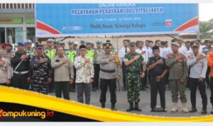 Pastikan Mudik Aman dan Nyaman, Polres Tanjab Barat Gelar Apel Pasukan Operasi Ketupat 2026