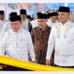 Bupati Tebo Agus Rubiyanto Hadiri Open House dan Halal Bi Halal Gubernur Jambi
