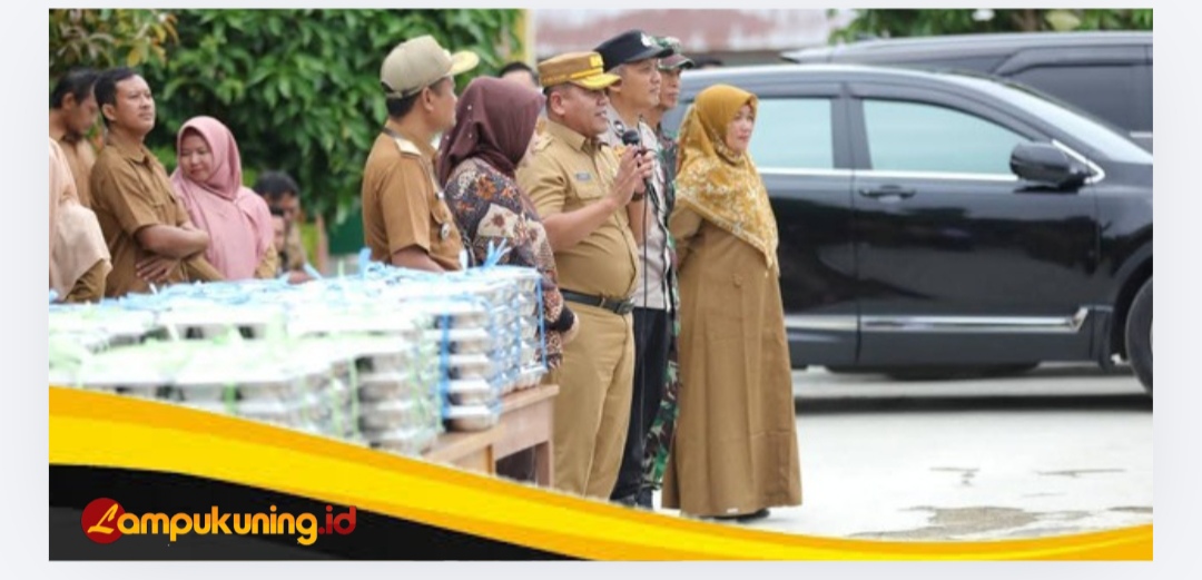 Sekda Tebo Sindi Launching Pemberian MBG