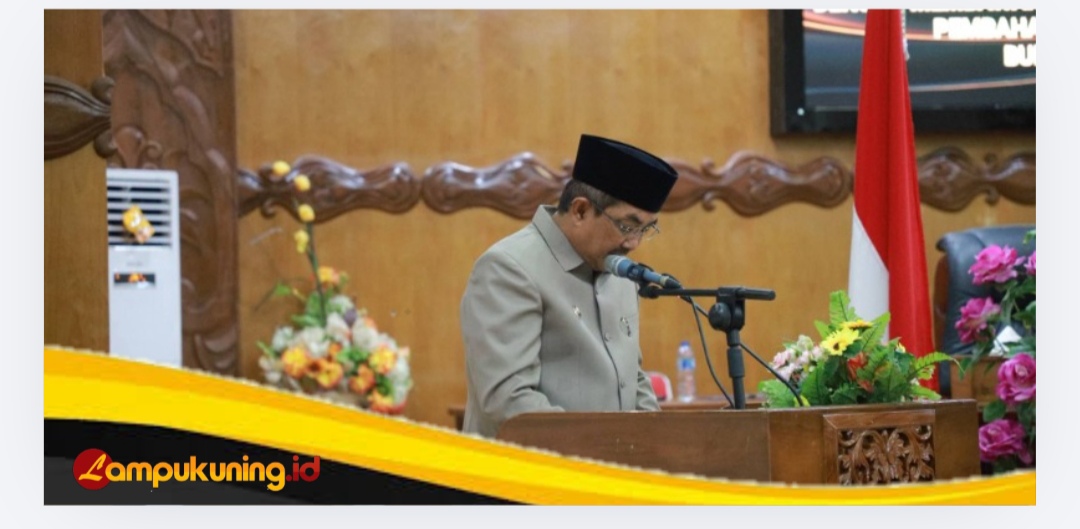 Bupati Anwar Sadat Sampaikan Tanggapan atas Pemandangan Umum Fraksi DPRD terhadap LKPJ 2025.