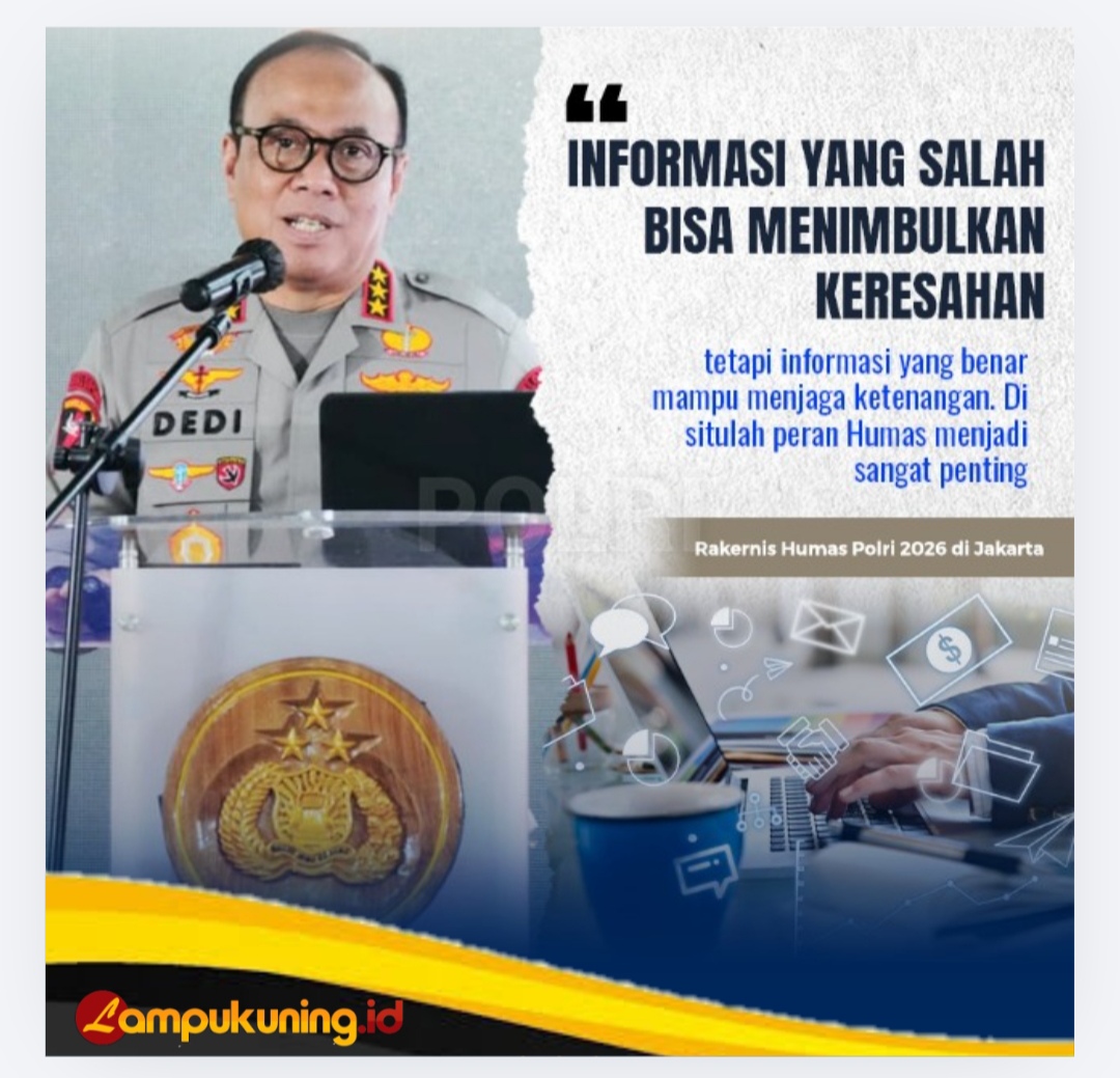 Wakapolri, Komjen Pol Dedi Prasetyo Tegaskan Pentingnya Peran Strategis Humas dalam Menjaga Stabilitas informasi