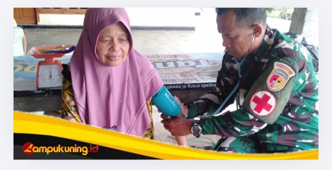 Tak Hanya Bangun Jembatan Gantung, Kodim 0416/Bute Utamakan Pelayanan Kesehatan Warga