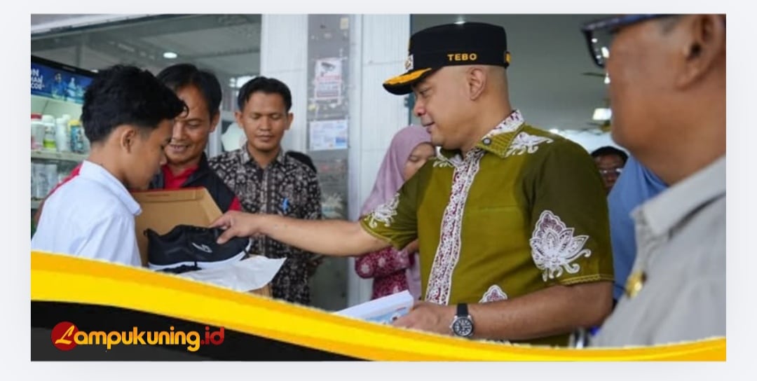 Bupati Tebo Agus Rubiyanto Pimpin Penyaluran Bantuan ATENSI Kemensos RI Tahun 2026