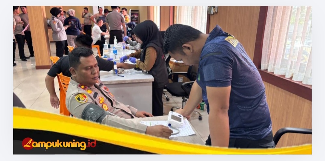 Polres Bungo bersama Tim Dokkes Polda Jambi Laksanakan kegiatan Rikkes