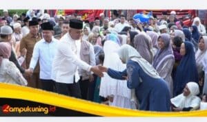 Bupati Tebo Agus Rubiyanto Lepas Keberangkatan Calon Jamaah Haji Kloter 24