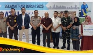 Kapolres Bungo Diwakilkan oleh Kabag SDM Hadiri Peringatan Hari Buruh Internasional Tahun 2026