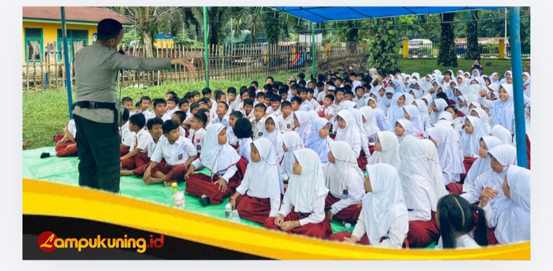 Polisi Sayang Anak: Satbinmas Polres Bungo Berikan Pembinaan di SDN 88/II Sei Mengkuang