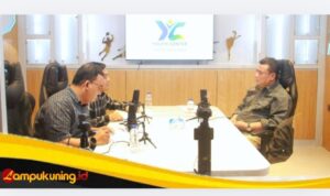 Wabup Katamso Dorong Peran Aktif Pemuda dalam Pembangunan Daerah Lewat Podcast Youth Center.