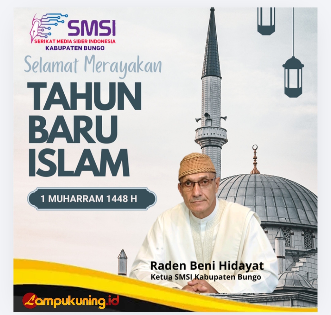 Ketua SMSI Kabupaten Bungo, Raden Beni Hidayat, Sampaikan Selamat Tahun Baru Islam 1 Muharram 1448 H