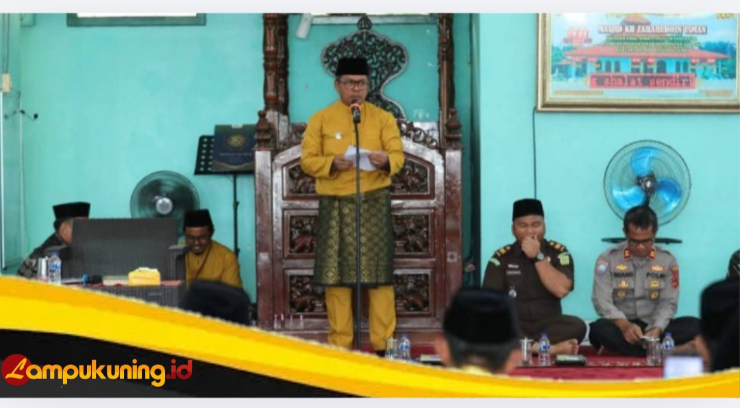 Wakil Bupati Tebo Nazar Efendi Pimpin Peringatan Tahun Baru Islam 1448 H, Ajak Umat Perbaiki Diri dan Perkuat Ukhuwah