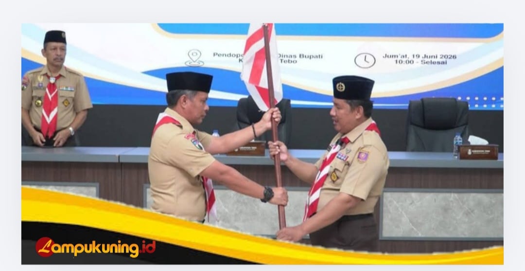 Wakil Bupati Tebo Nazar Efendi Lepas Kontingen Jambore Daerah Jambi 2026: Bekali Generasi Muda dengan Semangat Pramuka