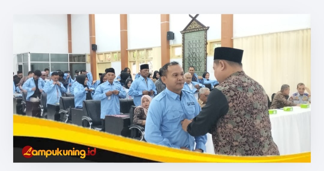 Ketua BNK Bungo Tri Wahyu Hidayat Kukuhkan Relawan Anti Narkoba