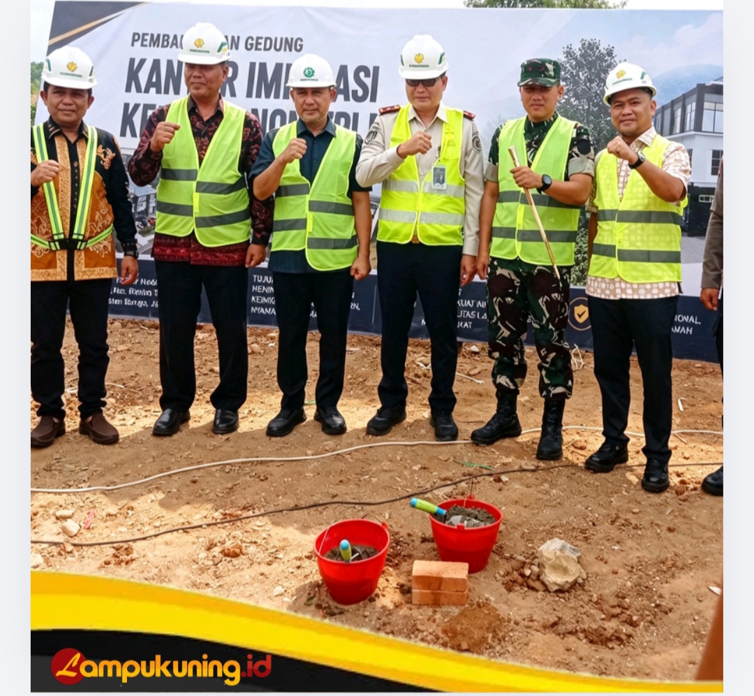 Bupati H.Dedy Putra, Peletakan Batu Pertama Pembangunan Gedung Kantor Imigrasi Kelas III Non TPI Bungo