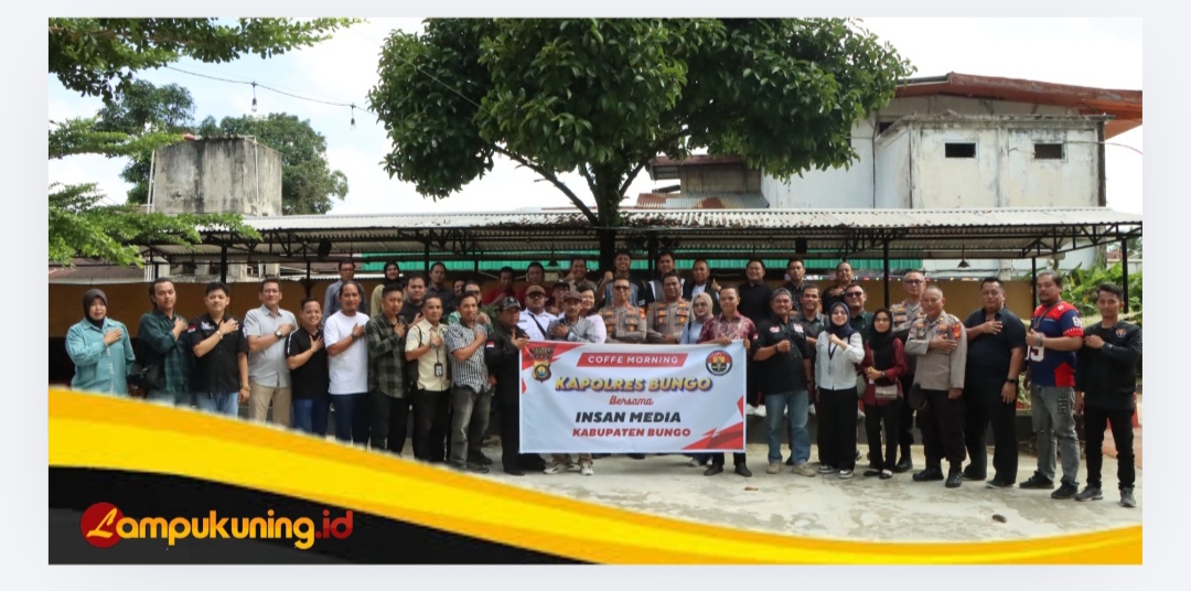 Kapolres Bungo AKBP Zamri Elfino Pererat Sinergi dengan Insan Pers Lewat Coffee Morning