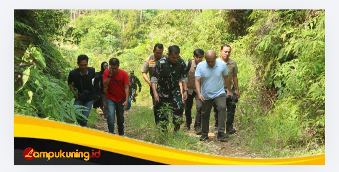 Percepat Pembangunan Desa, Dandim 0416/Bungo Tebo Bersama Bupati Tinjau Lokasi TMMD