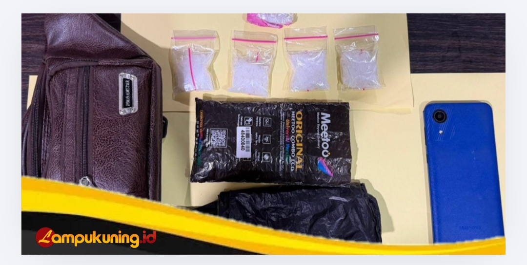 Naik Travel Bawa Sabu 44,75 Gram, Pria 50 Tahun Dibekuk Satresnarkoba Polres Bungo