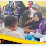 Pengobatan Gratis Warnai Pembukaan TMMD Ke-129 Kodim 0416/Bungo Tebo di Desa Tanjung Agung