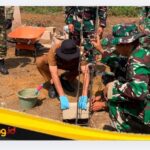 Simbol Dimulainya Pengabdian, Bupati Bungo Letakkan Batu Pertama Tugu TMMD Ke-129