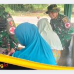 Tak Hanya Bangun Infrastruktur, Satgas TMMD Ke-129 Kodim 0416/Bute Berikan Pelayanan Kesehatan Gratis Door to Door