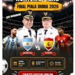 Bupati Dedy Putra dan Wakil Bupati Bungo Gelar Nobar Final Piala Dunia 2026, Argentina VS Spanyol 