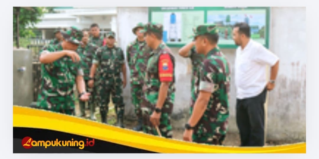 Danrem 042/Gapu Tinjau Langsung Pelaksanaan TMMD Ke-129 Kodim 0416/Bute