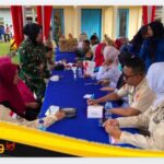 Kepedulian TNI Terhadap Kesehatan Masyarakat Kembali Ditunjukan dalam Rangkaian Kegiatan Tim Wasev TMMD Ke-129 