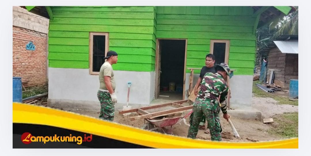 Anggota Personel Satgas TMMD Ke-129 Terus Menyelesaikan Sasaran Fisik
