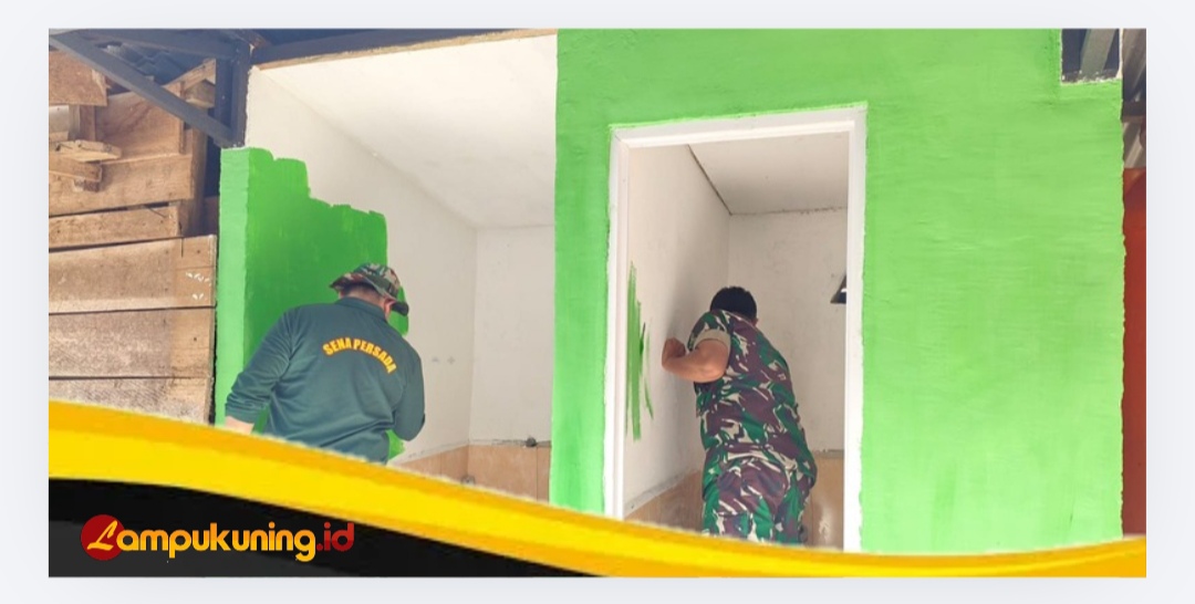 Tingkatkan Sarana Ibadah Masyarakat Desa Tanjung Agung Terus Diwujudkan Satgas TMMD Ke-129 Kodim 0416/Bute